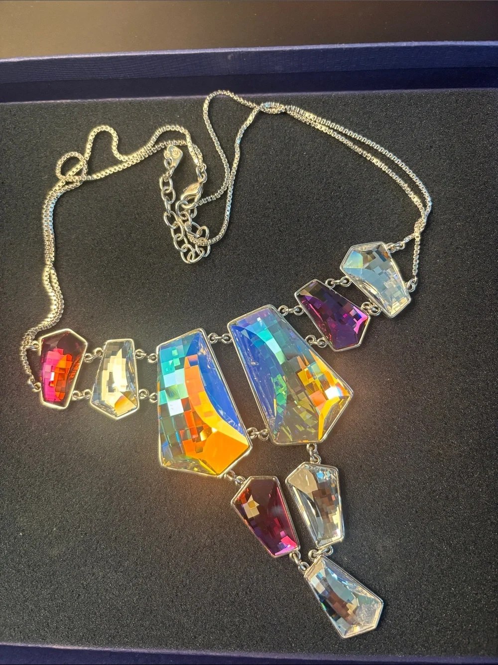 Amazing Vintage Authentic Swarovski Statement necklace and earrings.